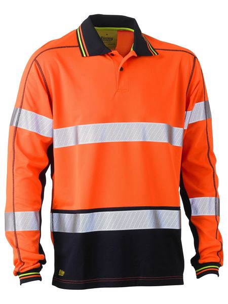 Taped Hi Vis Polyester Mesh Polo