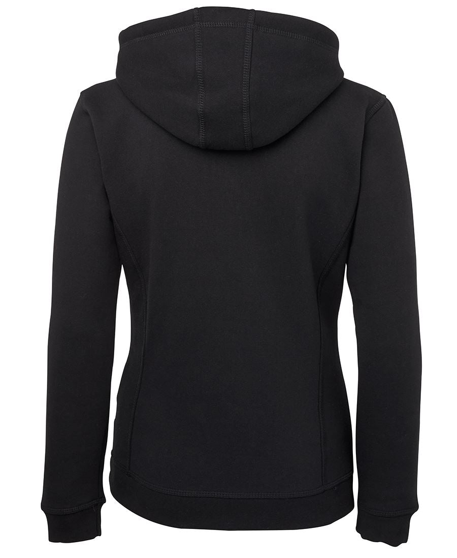 JB's LADIES FULL ZIP FLEECY HOODIE