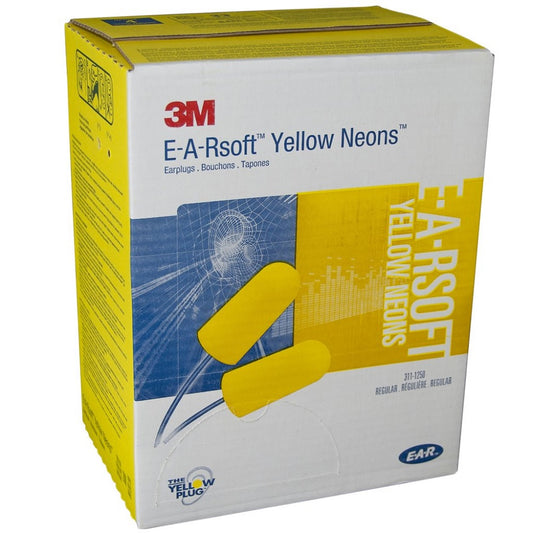 Penyumbat Telinga EA-Rsoft® Yellow Neons™ #311-1250 – Biasa, Berkabel