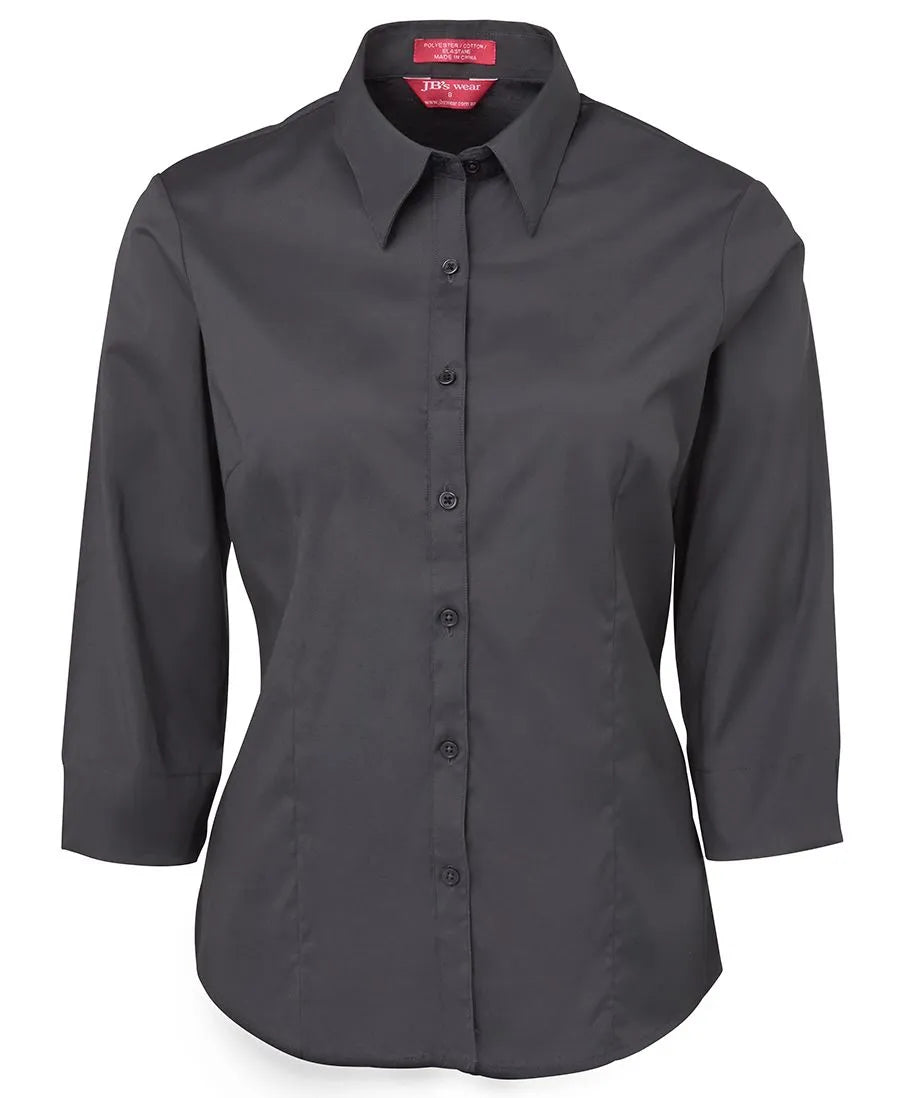JB's LADIES URBAN 3/4 POPLIN SHIRT