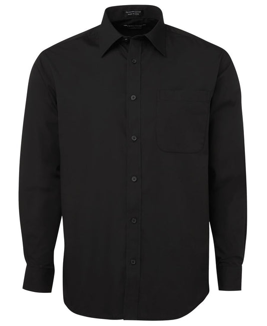 JB's L/S POPLIN SHIRT BLACK