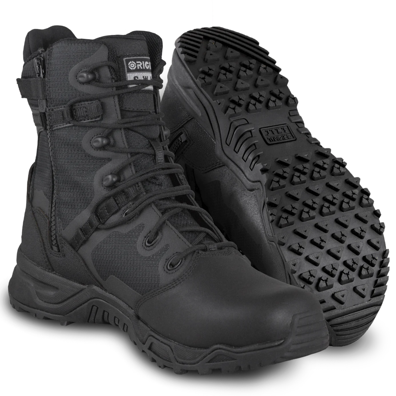 ALPHA FURY 8 POLISHABLE TOE SIDE ZIP