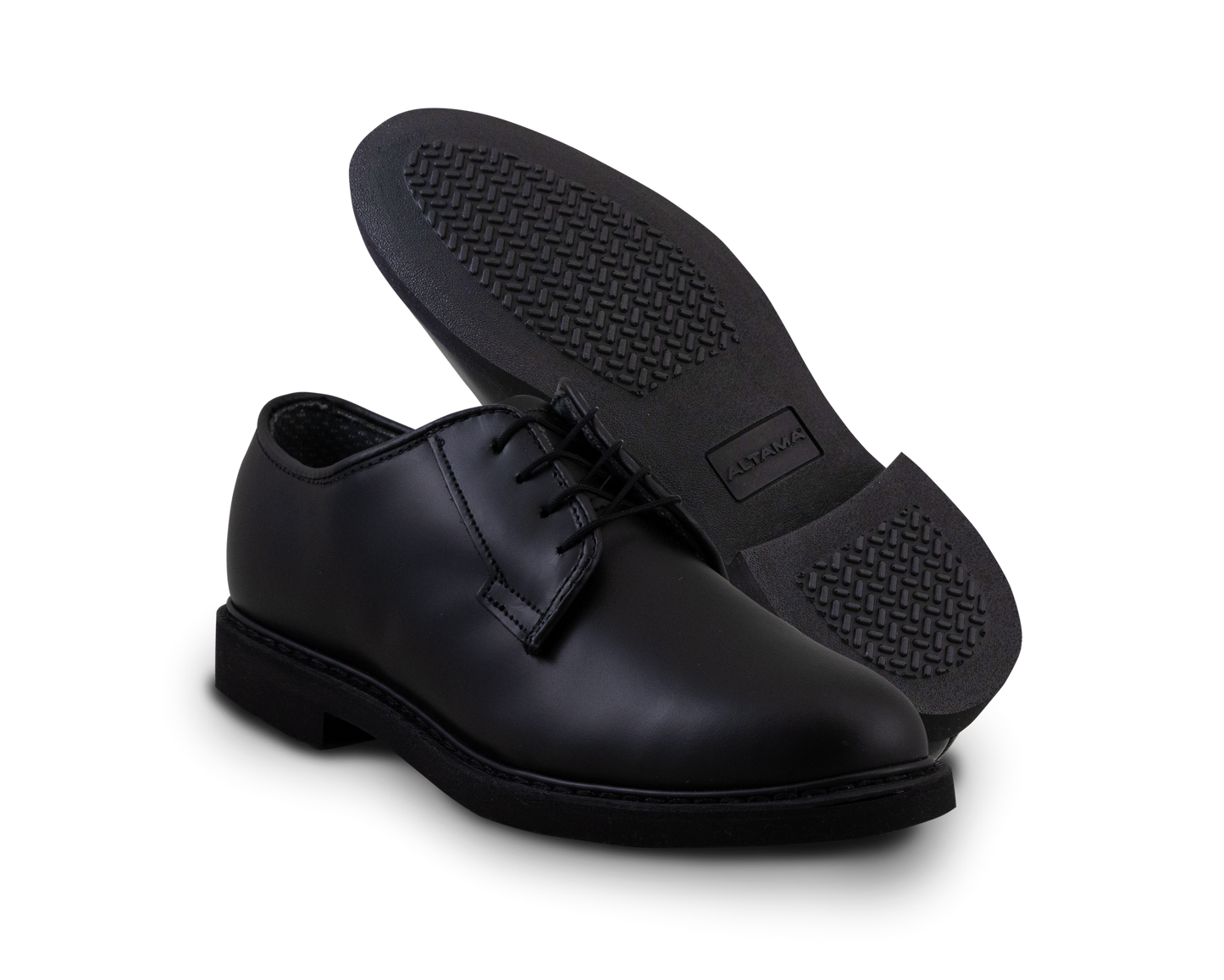 MIL-SPEC OXFORD - WOMEN'S BLACK LEATHER