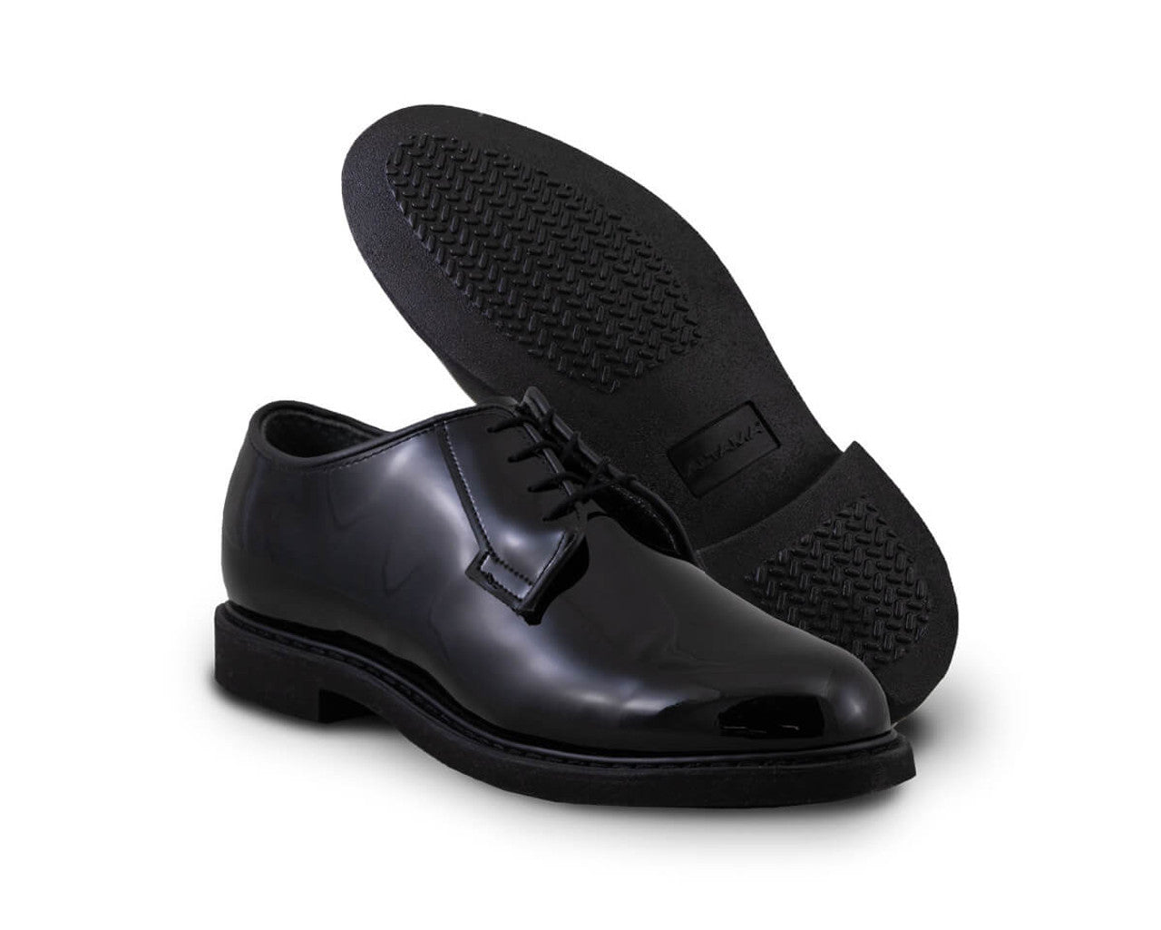 Vestido feminino Mil-Spec USA feito preto de alto brilho Oxford