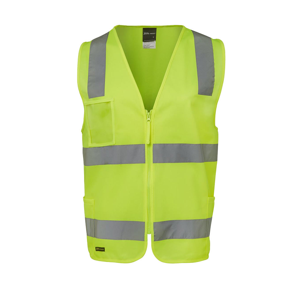 Rompi Keselamatan Ritsleting Hi Vis (D+N).