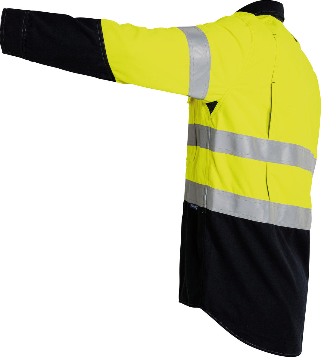 Camisa Tencate Tecasafe Plus 700Taped Two Tone Hi Vis leve FR ventilada