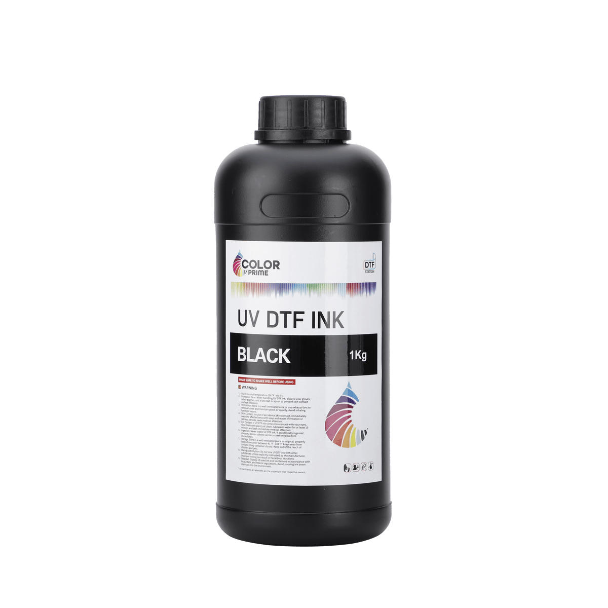 UV DTF black ink, 1000ml bottle