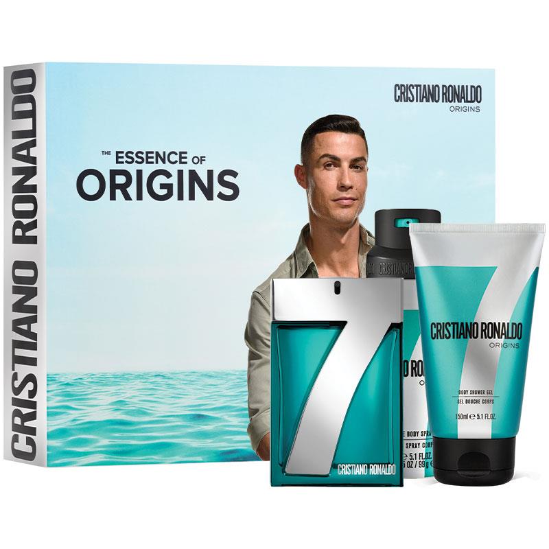 Cristiano Ronaldo CR7 Origin Eau De Toilette 100ml 3 Piece Set