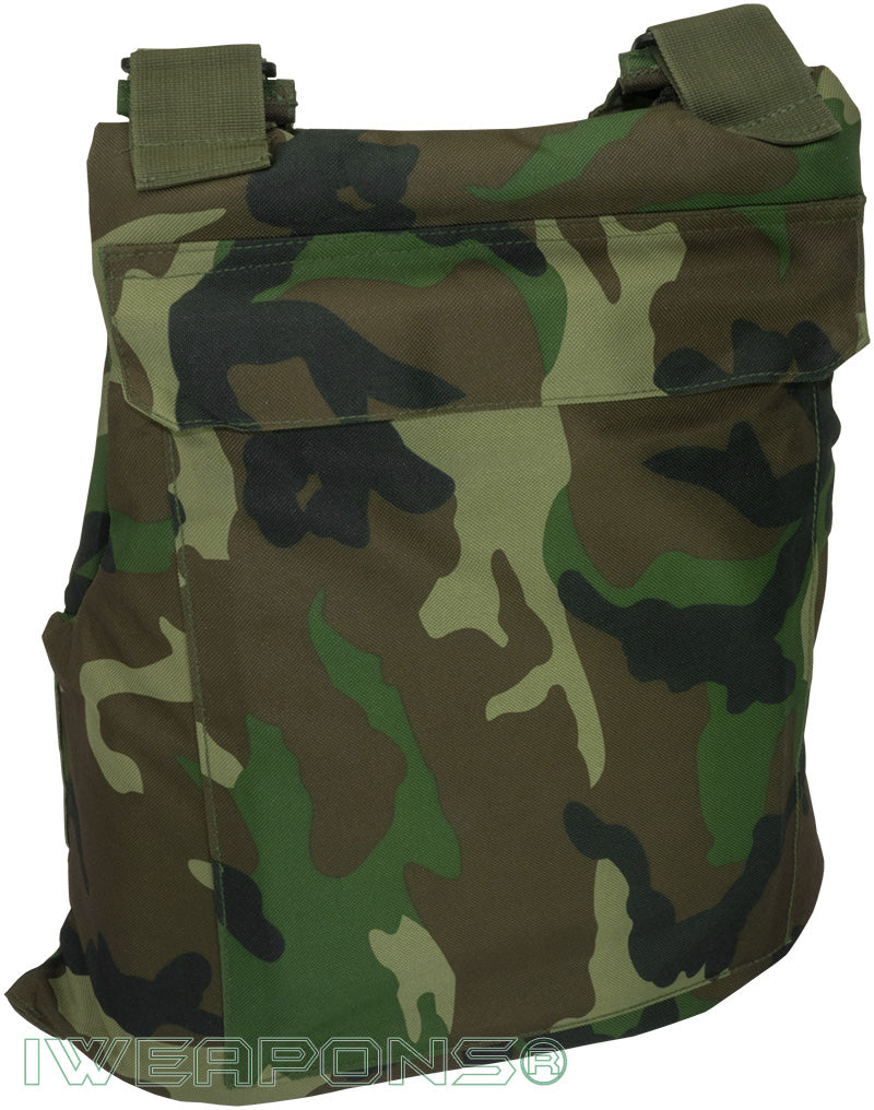 IWEAPONS® Commando Camouflage Bulletproof Vest IIIA / 3A with XL Pockets for Armor Plates