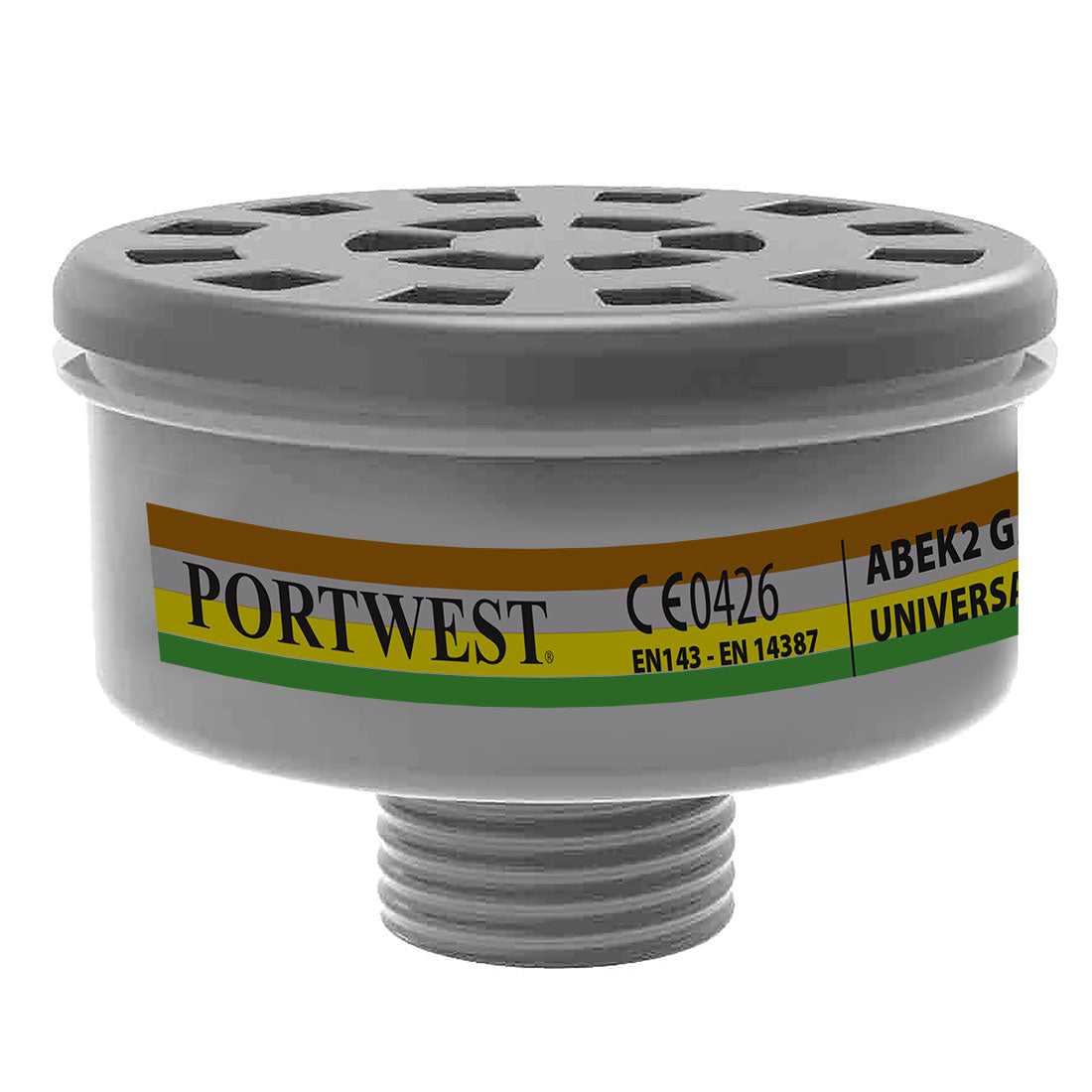 Filtro de gás ABEK2 com rosca universal (4 unidades)