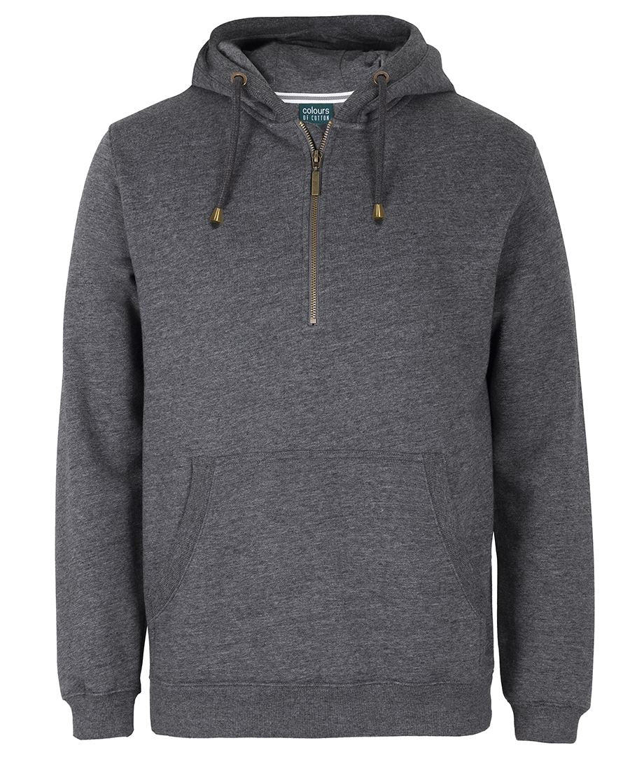 C OF C BRASS 1/2 ZIP HOODIE