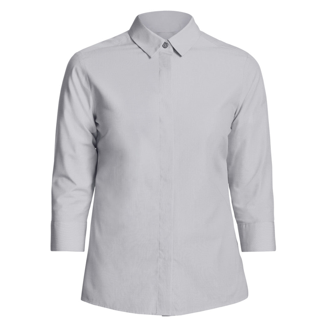 NNT End On End 3/4 Sleeve Shirt (CATU5H) – Silver