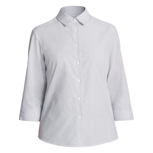 NNT Textured Stripe 3/4 Sleeve Shirt (CATU63) – Navy