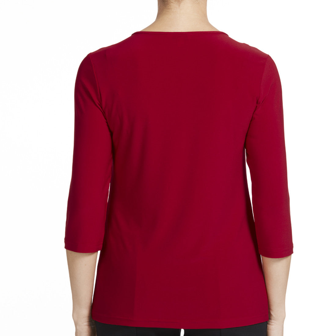 NNT Soft Jersey 3/4 Round Neck T-Top (CATU9Q) – Red