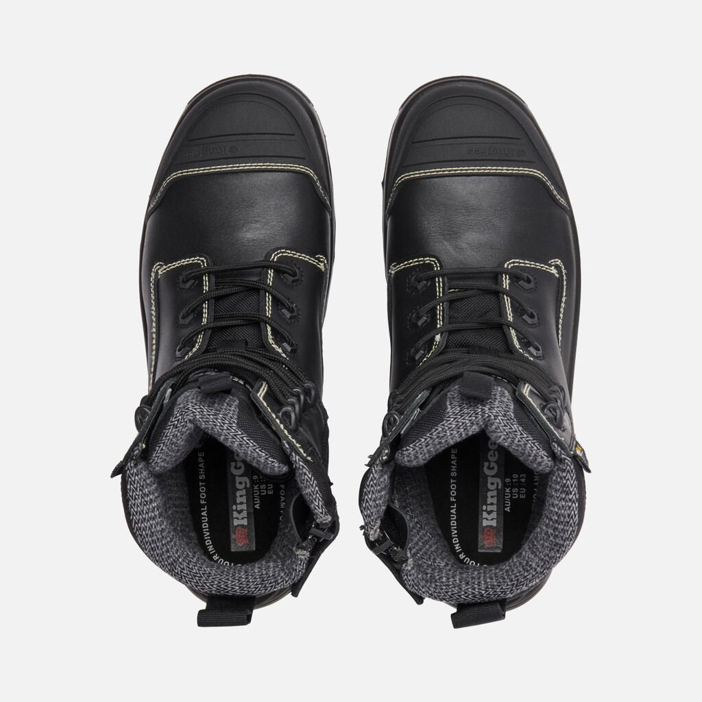 Bota de trabalho ONYX 6CZ com biqueira composta - Preto