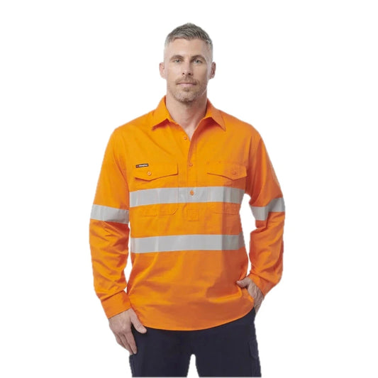 Kaos Workcool 2 Reflektif Depan Tertutup Hi-Vis