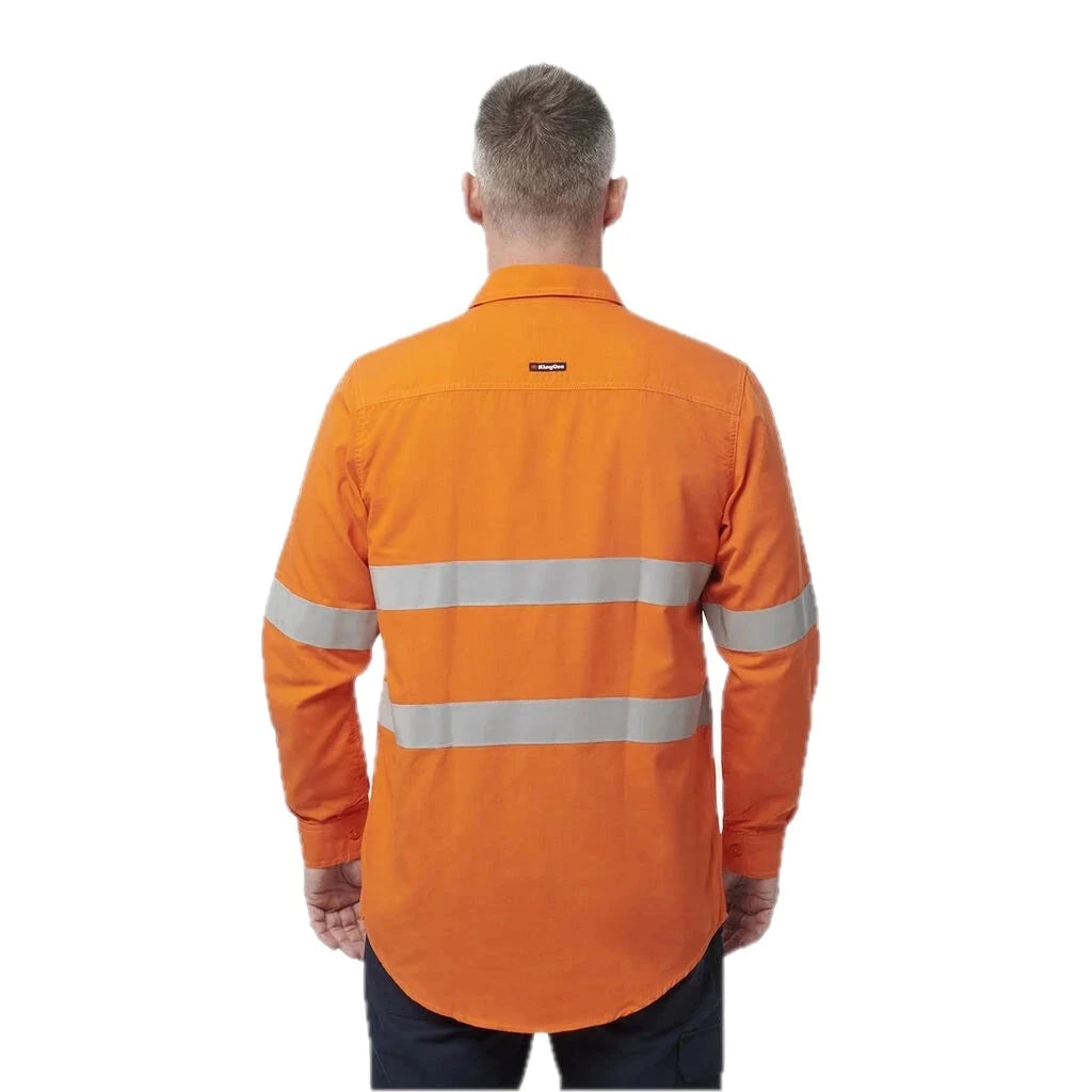 Baju Pelindung Depan Terbuka Sambungan Hi-Vis Shieldtec LENZING™ FR APD2