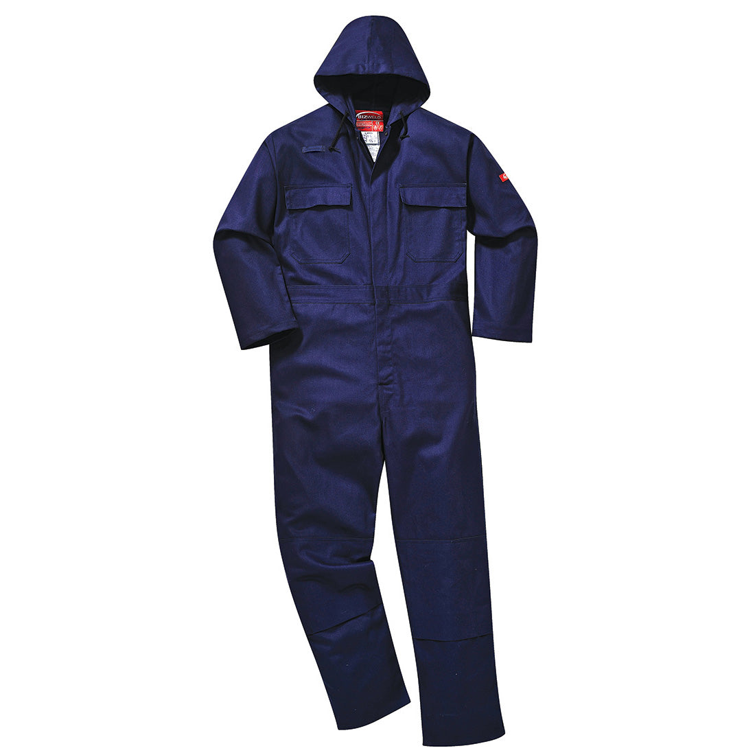 Bizweld Hooded Coverall – angled view