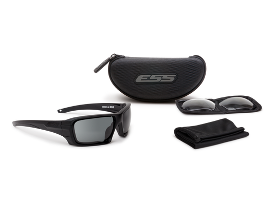 Kit Lensa ESS Eyepro Rollbar Bingkai Hitam Smoke and Clear 2
