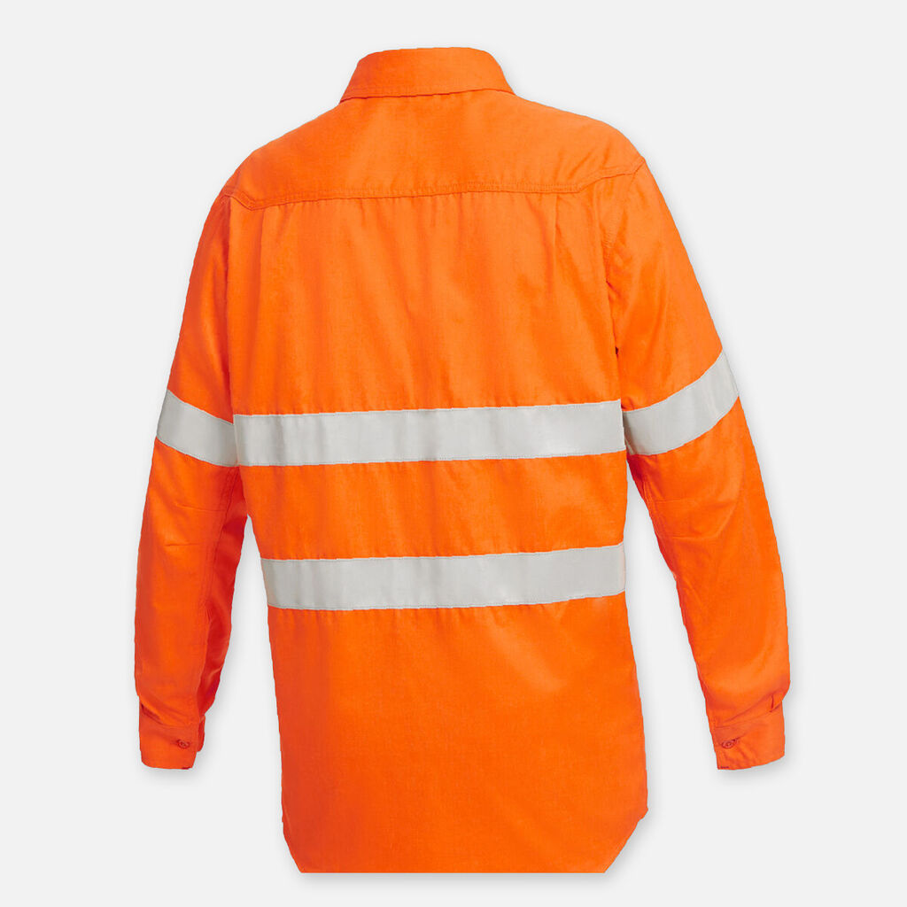 ShieldTec FR Hi Vis Closed Front Taped Shirt PPE2