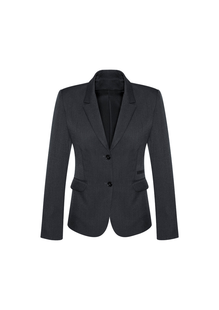 Cool Stretch Womens Two Button Mid Length Jacket