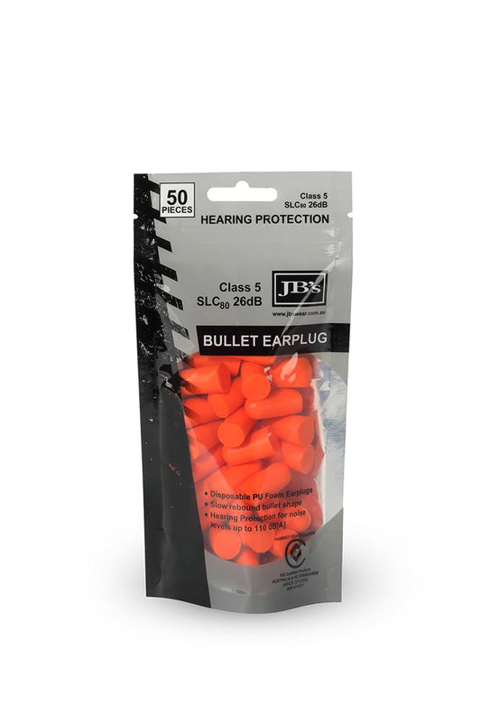Earplug Berbentuk Peluru (50 buah)