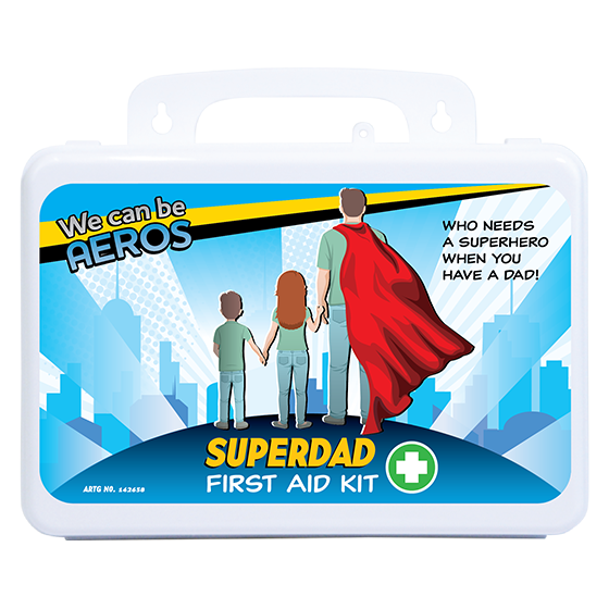 Peralatan Pertolongan Pertama Plastik Tahan Air Seri SUPERDAD 2