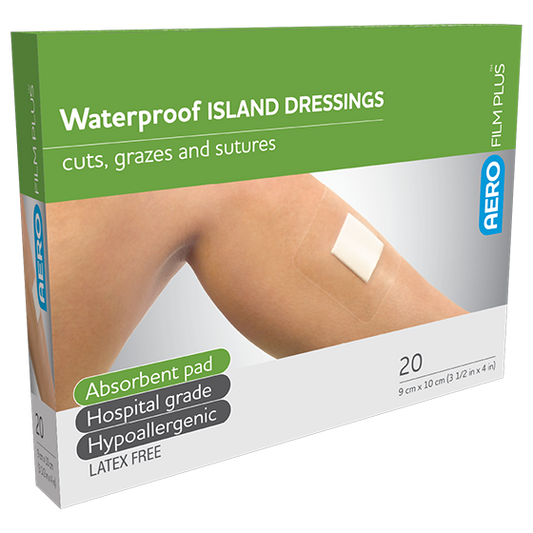 AEROFILM PLUS Waterproof Island Dressing 9 x 10cm Box/20