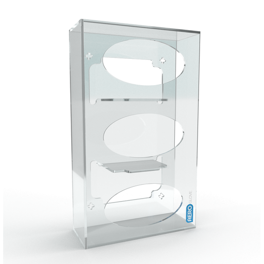 AEROGLOVE Acrylic Triple Glove Dispenser