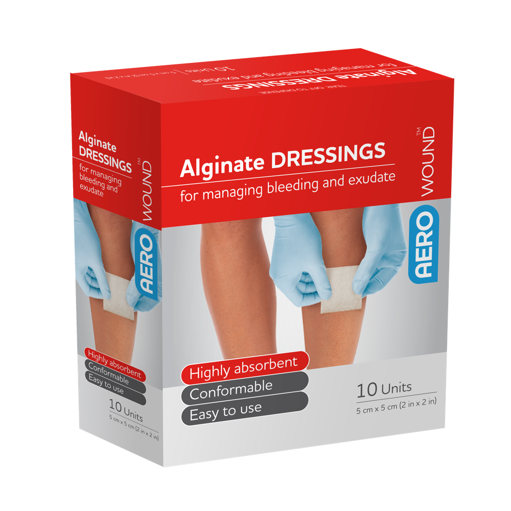 AeroWound Alginate Dressing 5x5cm