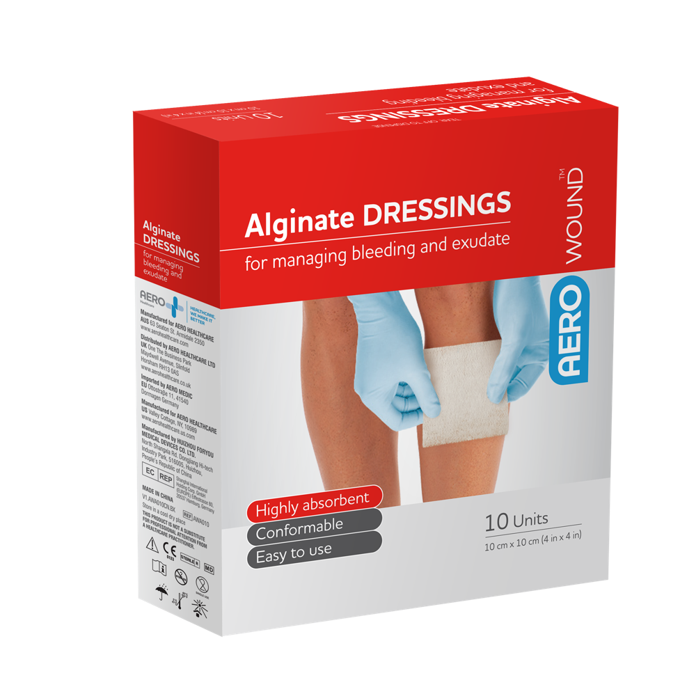 AeroWound Alginate DRESSING 10x10cm