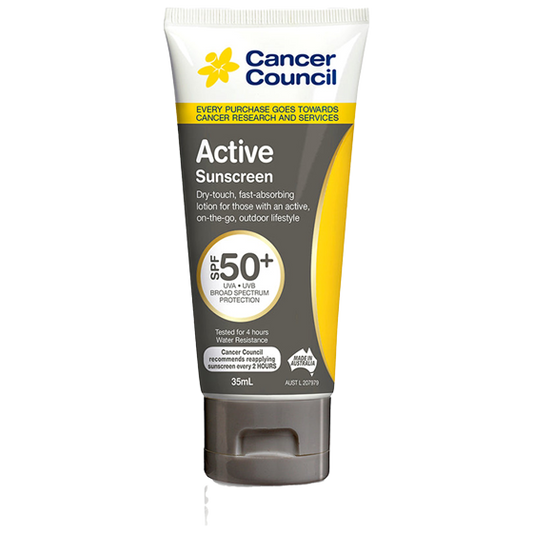 CANCER COUNCIL SPF50+ Active Sunscreen Traveller 35mL