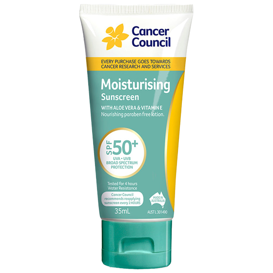 Tabung Tabir Surya Pelembap SPF50+ CANCER COUNCIL 35mL