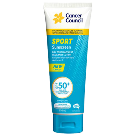 CANCER COUNCIL SPF50+ Sport Sunscreen Tube 110mL