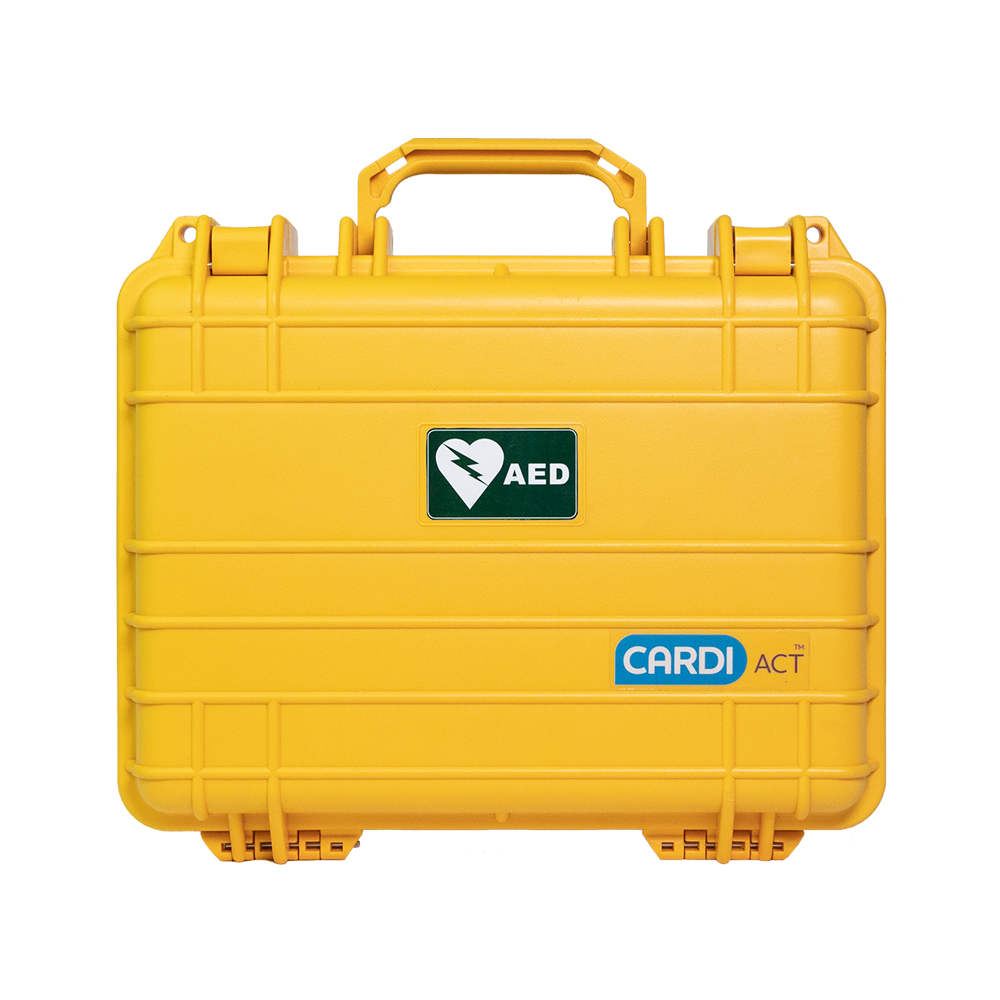 Kotak AED CARDIACT Tahan Air dan Kokoh 33 x 28 x 12 cm