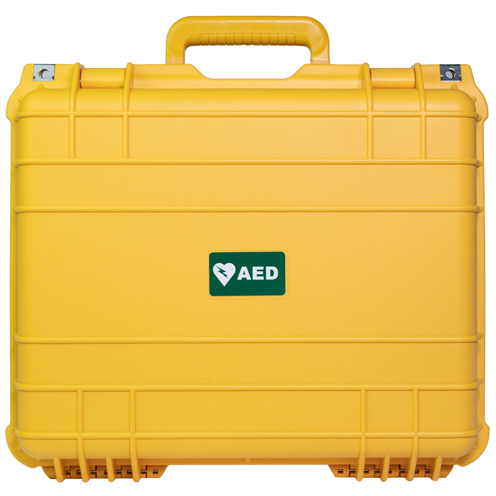 Estojo grande para DEA resistente à prova d'água CARDIACT 43 x 38 x 15,4 cm