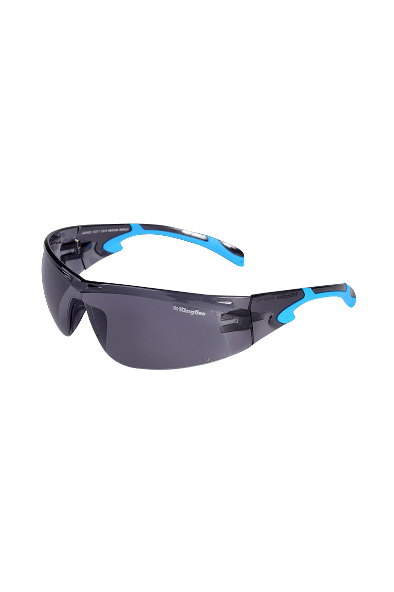 Drill Smoke Grey Safety Glasses