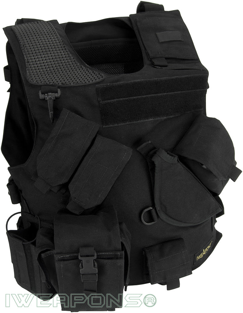 IWEAPONS® Combat Bulletproof Vest IIIA / 3A – Holster Model – Green