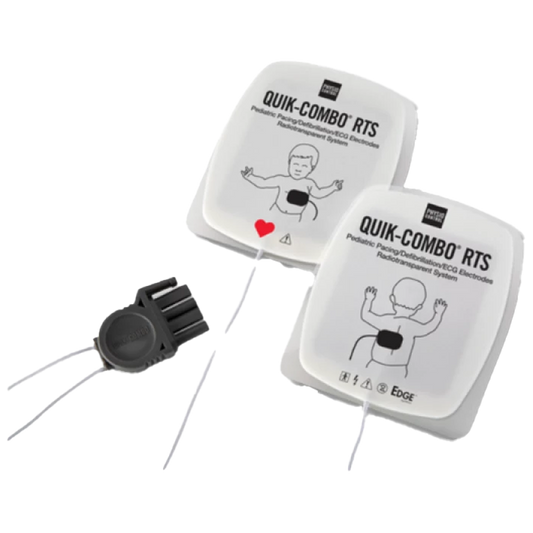 LifePak RTS electrodes with QUIK-COMBO connector – Pediatric (for LP12, LP15 & LP20) Short Dated