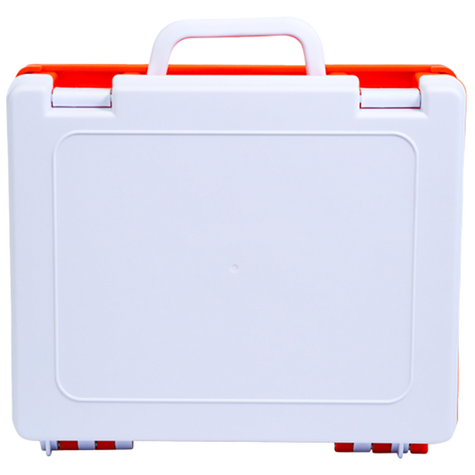 AEROCASE Medium White and Orange Rugged Case 27.5 x 23.5 x 9cm