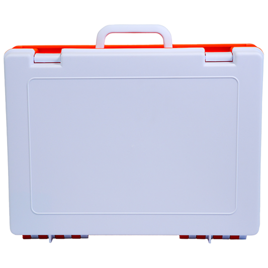 AEROCASE Medium/Large White and Orange Rugged Case 34.5 x 26.5 x 9.8cm