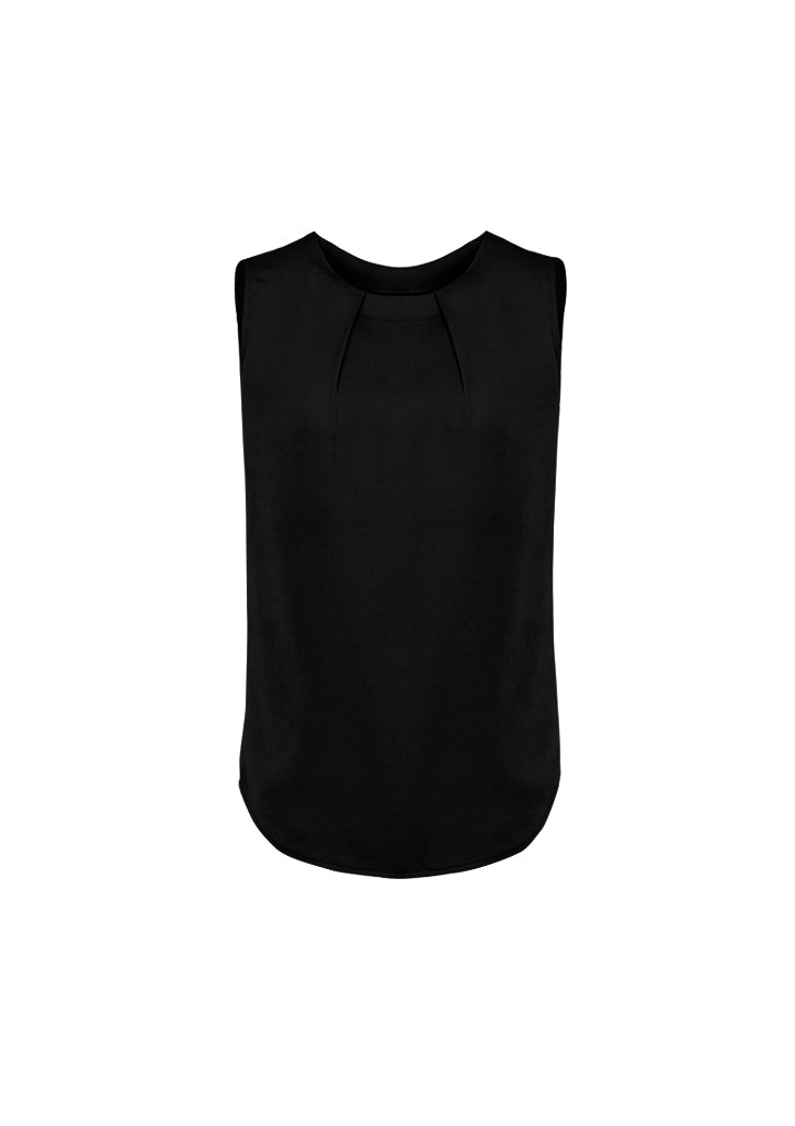 Blus Lipit Tanpa Lengan Wanita Estelle