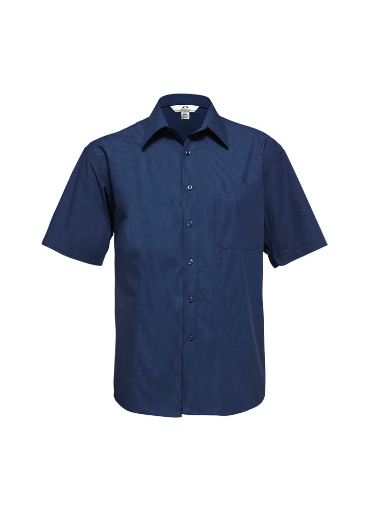 Camisa masculina de manga curta Micro Check