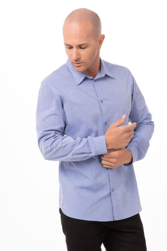 Modern Chambray Dress Shirt