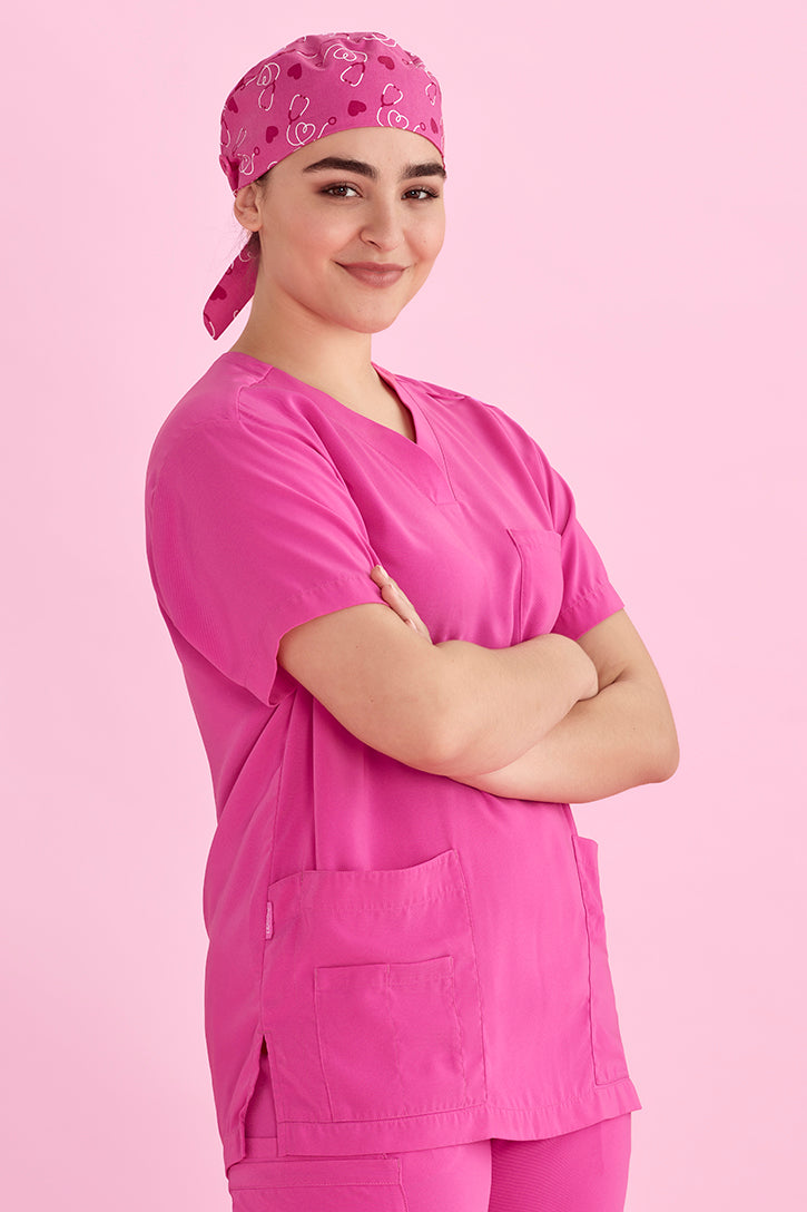 Printed Unisex Scrub Cap