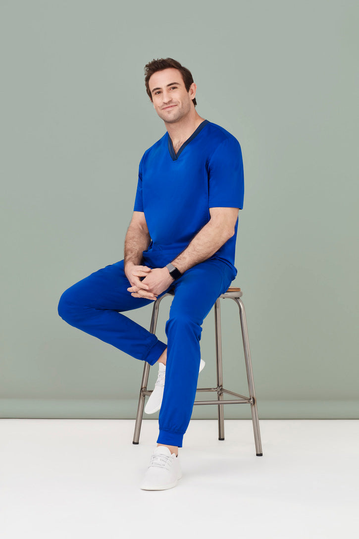 Celana Jogger Scrub Pria Riley Slim Leg
