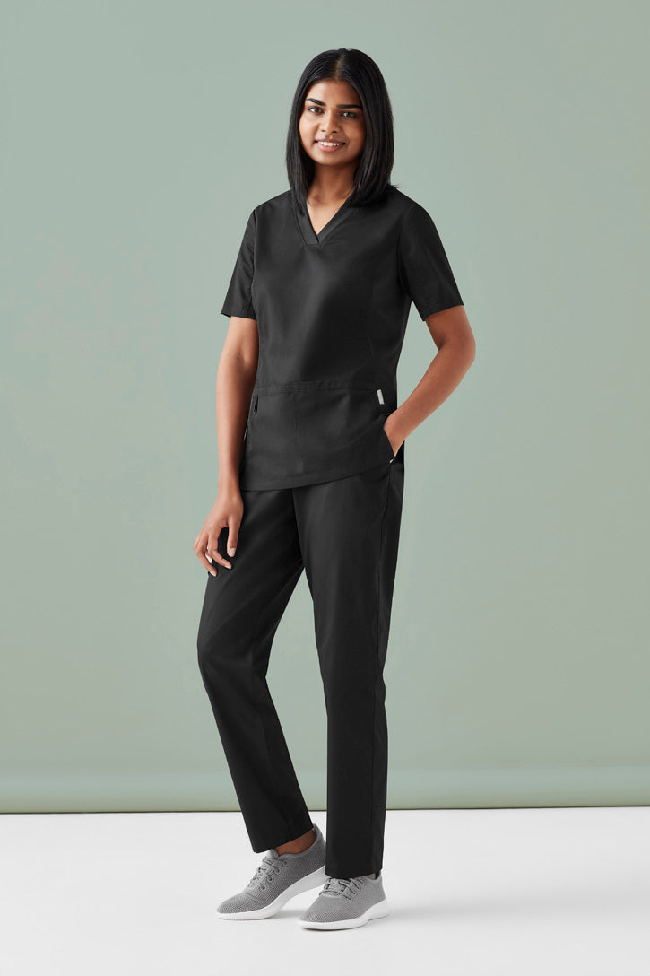 Celana Scrub Kaki Lurus Riley Wanita