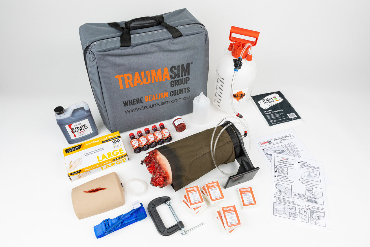 Kit Pelatih Kontrol Perdarahan TRAUMASIM - Kaki