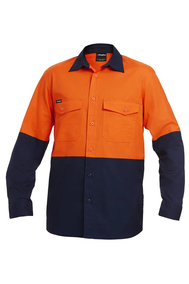 Kemeja KingGee Workcool 2 Disambung L/S