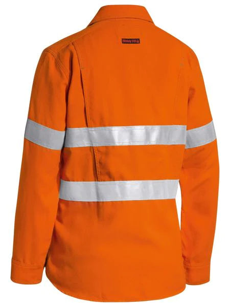 TENCATE TECASAFE® PLUS 580 CAMISA FEMININA TAPED HI VIS LEVE COM VENTILAÇÃO